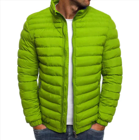 ADOUCISSE Men's Coldproof Cotton Jacket Outdoor Zipper
