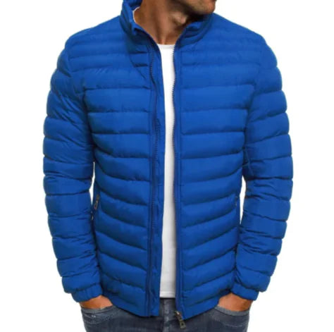 ADOUCISSE Men's Coldproof Cotton Jacket Outdoor Zipper