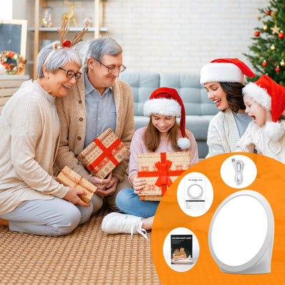 SAD Lamp, Daylight lamp with 3 Color Temperature, 6 Timer, Memory Function, Touch Control for Office/Desk/Home/Sleep