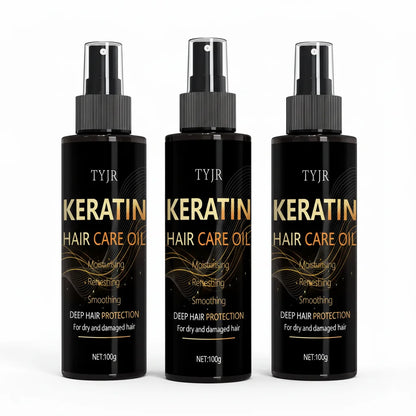 Keratin Hair Care Oil – Deep Protection & Repair, Strengthens & Nourishes, Restores Shine, Smoothes Frizz, Prevents Damage