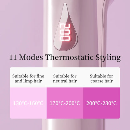32mm Deep V Wave Hair Curler with 80M Negative Ions, 10-Minute Styling for Long Lasting Beach Waves, Anti-scald ceramic waver