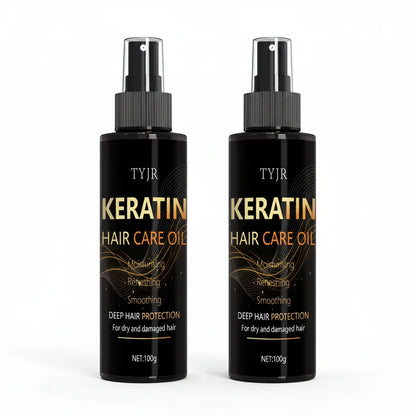 Keratin Hair Care Oil – Deep Protection & Repair, Strengthens & Nourishes, Restores Shine, Smoothes Frizz, Prevents Damage