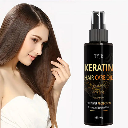 Keratin Hair Care Oil – Deep Protection & Repair, Strengthens & Nourishes, Restores Shine, Smoothes Frizz, Prevents Damage