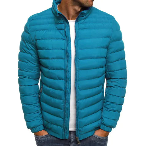 ADOUCISSE Men's Coldproof Cotton Jacket Outdoor Zipper