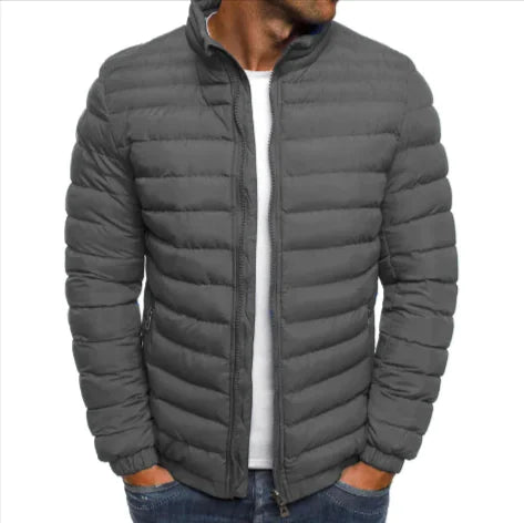 ADOUCISSE Men's Coldproof Cotton Jacket Outdoor Zipper